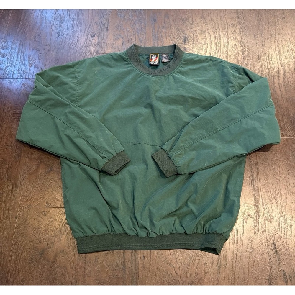 Vintage 90s USA Olympics‎ Windbreaker Medium Forest Green